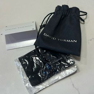 David Yurman jewelry pouch and polishing cloth